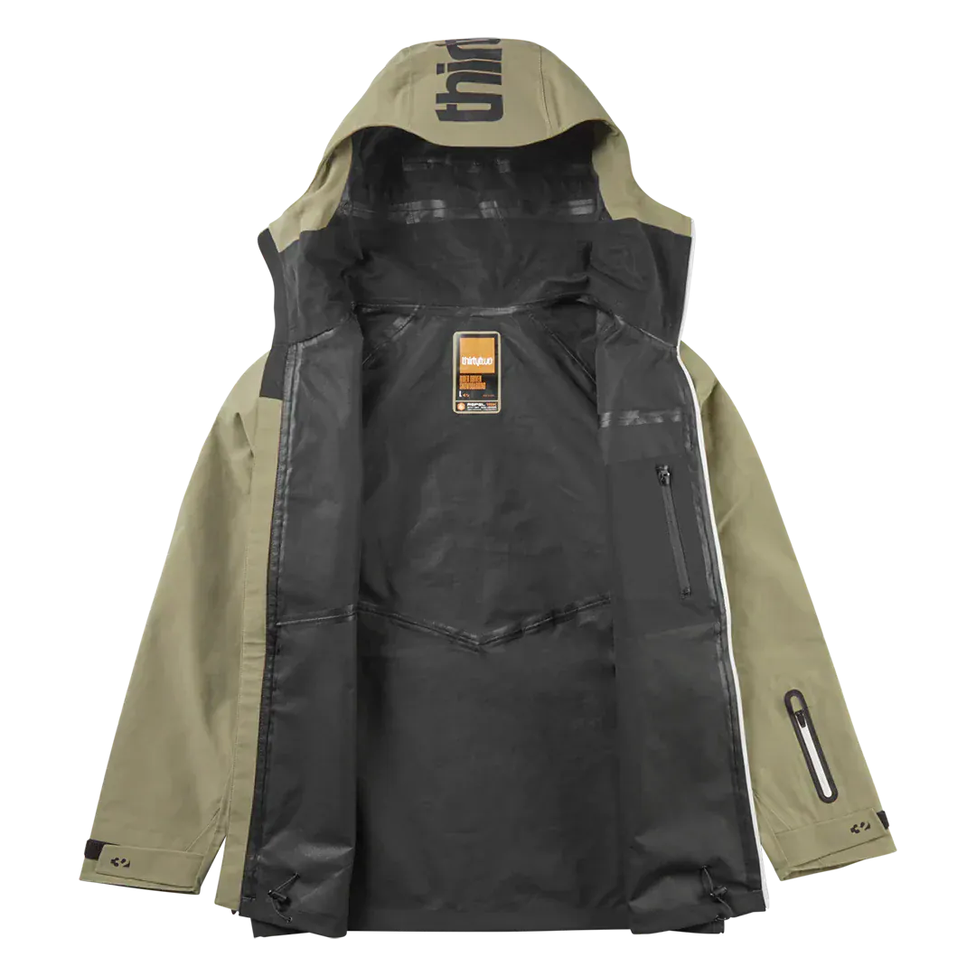 Grasser Non-Insulated Jacket Khaki | thirtytwo EU Non-Insulated Jacket ThirtyTwo Snowboard gear boots and bindings