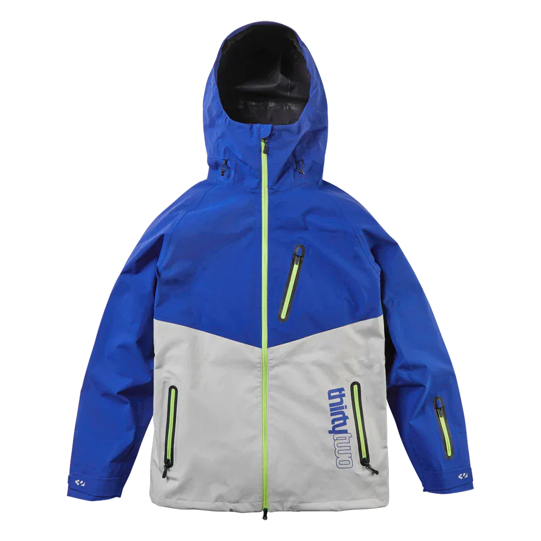 Grasser Jacket Non-Insulated Blue | thirtytwo EU Non-Insulated Jacket ThirtyTwo Snowboard gear boots and bindings
