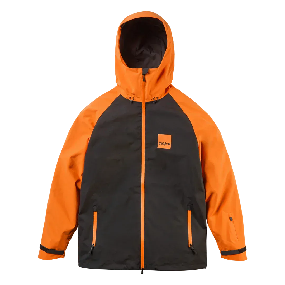 Gateway Non-Insulated Jacket Black/Orange | thirtytwo EU Non-Insulated Jacket ThirtyTwo Snowboard gear boots and bindings