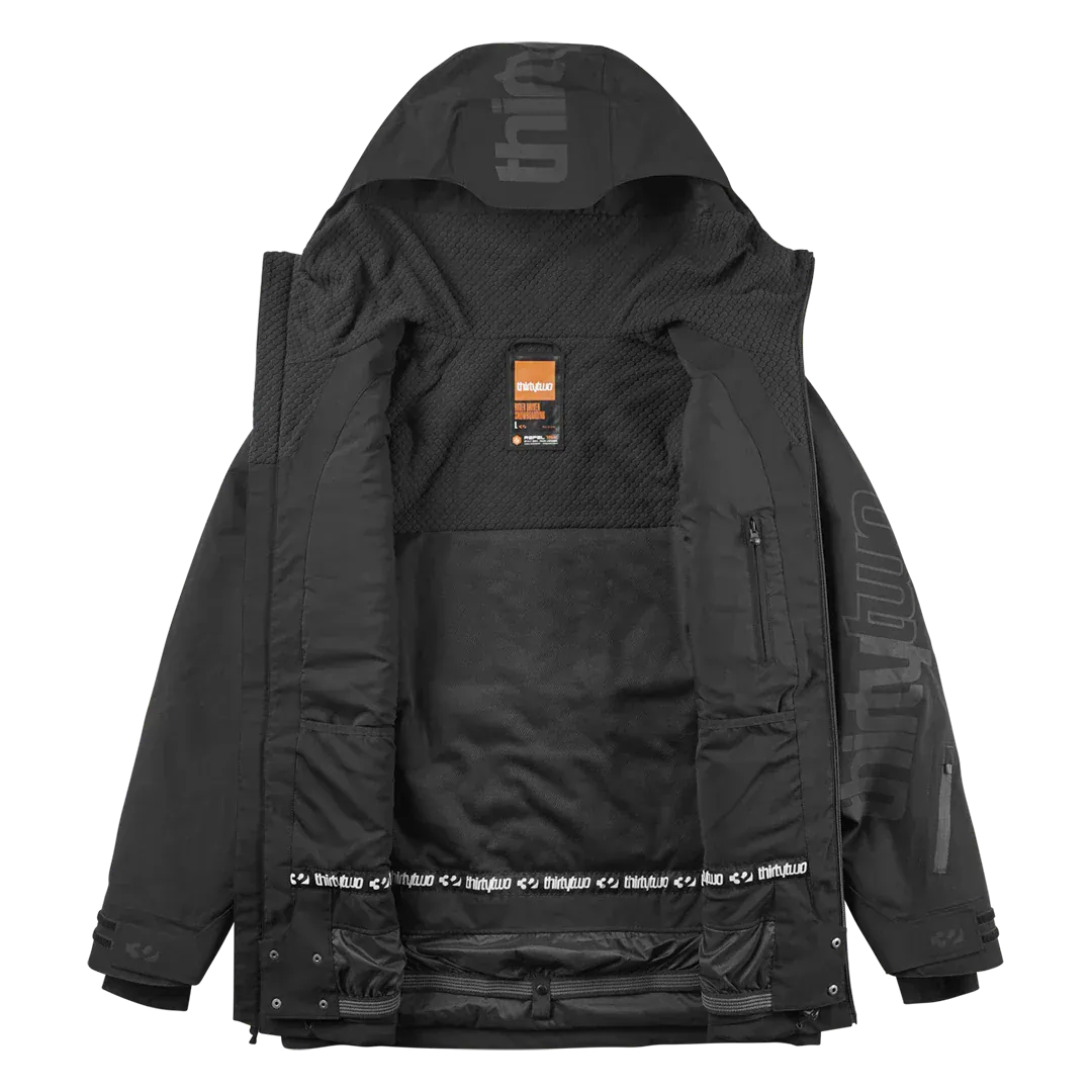 Lashed Insulated Jacket Non-Insulated Black | thirtytwo EU Non-Insulated Jacket ThirtyTwo Snowboard gear boots and bindings