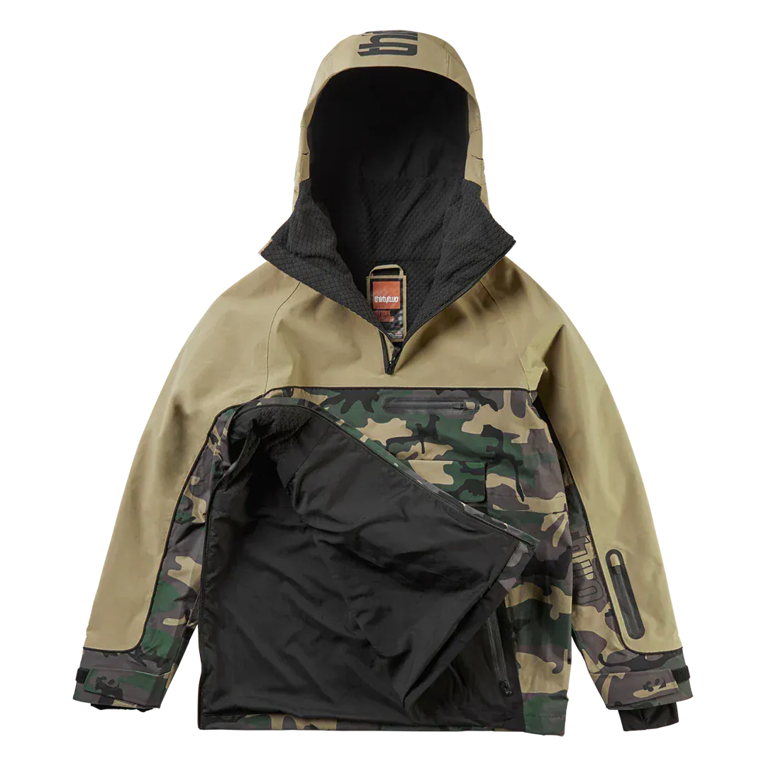 Light Anorak Non-Insulated Jacket Camo | thirtytwo EU Non-Insulated Jacket ThirtyTwo Snowboard gear boots and bindings