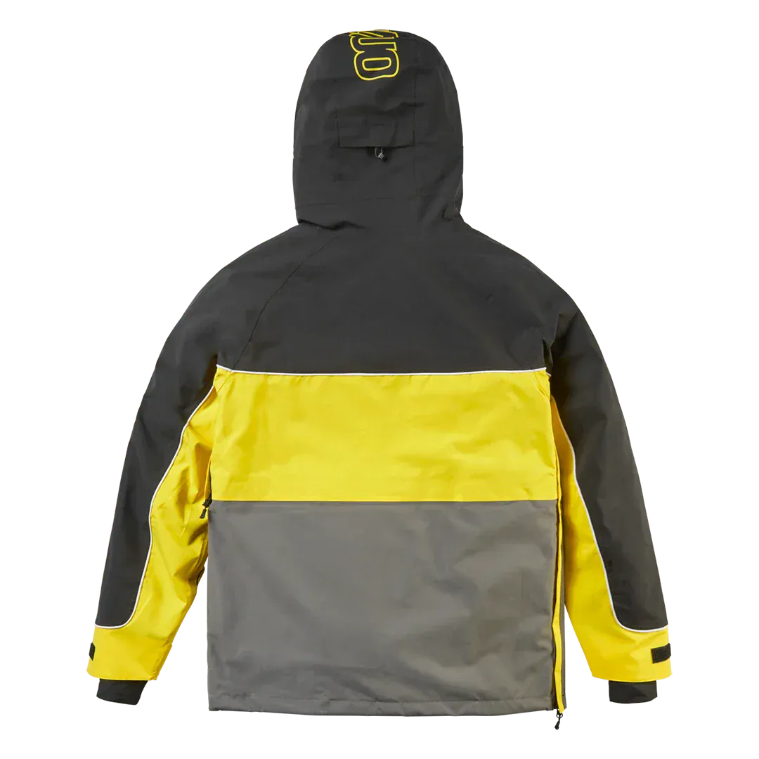 Light x Walker Anorak Jacket Black/Yellow | thirtytwo EU Non-Insulated Jacket ThirtyTwo Snowboard gear boots and bindings