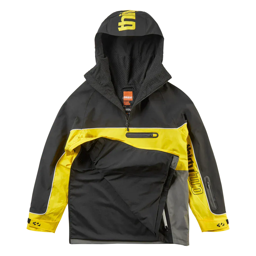 Light x Walker Anorak Jacket Black/Yellow | thirtytwo EU Non-Insulated Jacket ThirtyTwo Snowboard gear boots and bindings