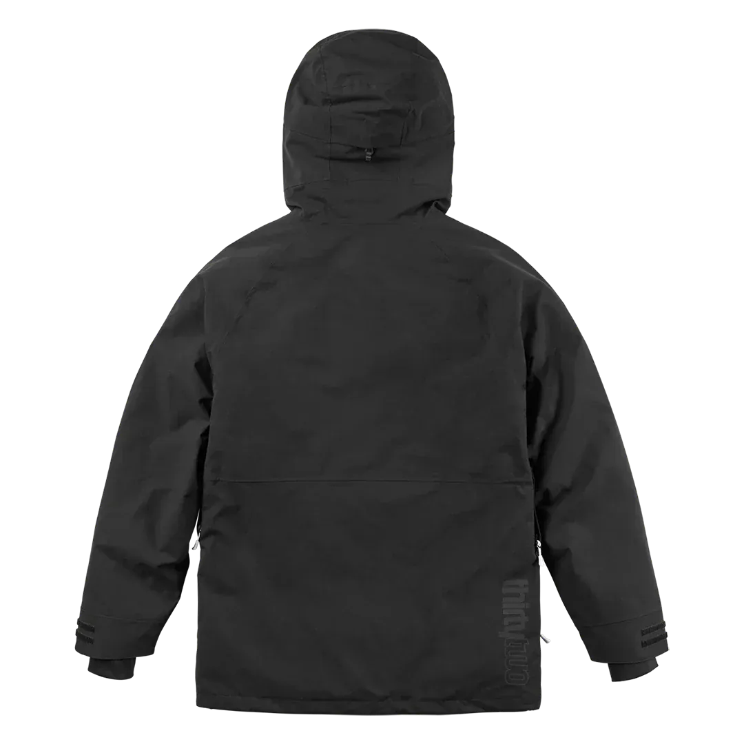 TM Recycled x Kerkela Jacket Black | thirtytwo EU Non-Insulated Jacket ThirtyTwo Snowboard gear boots and bindings