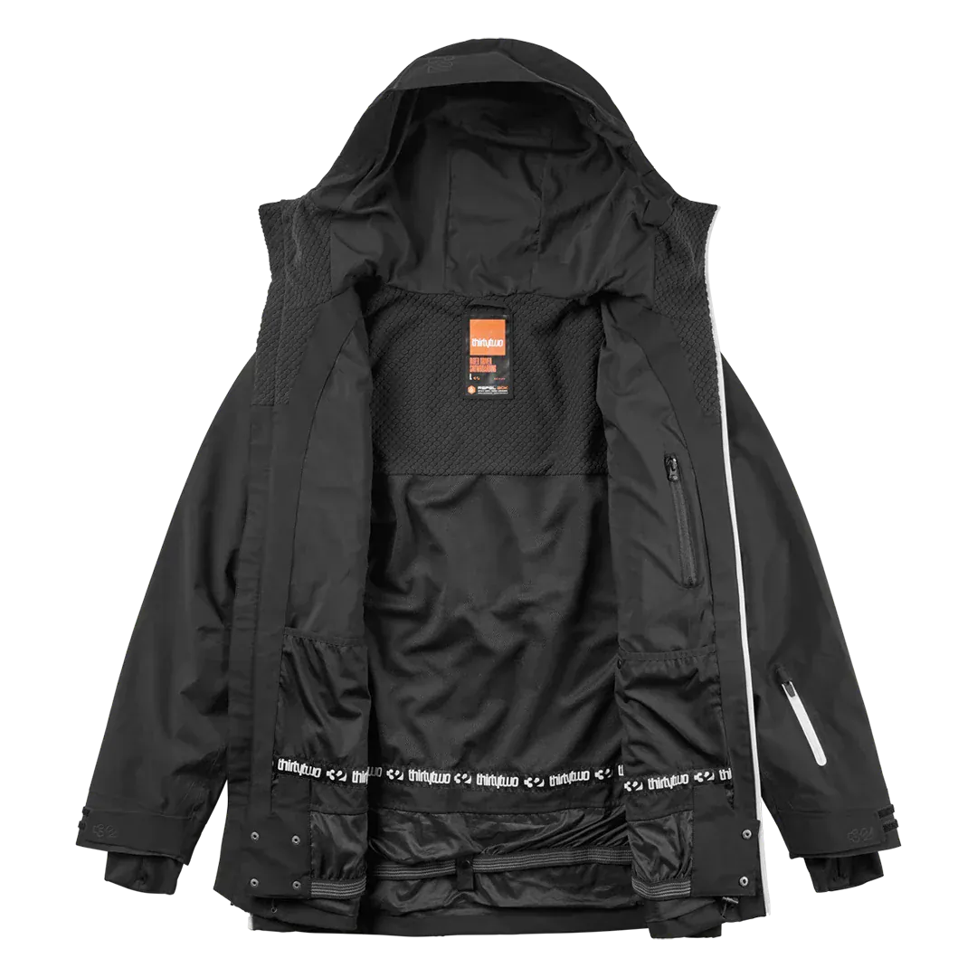 TM Recycled x Kerkela Jacket Black | thirtytwo EU Non-Insulated Jacket ThirtyTwo Snowboard gear boots and bindings