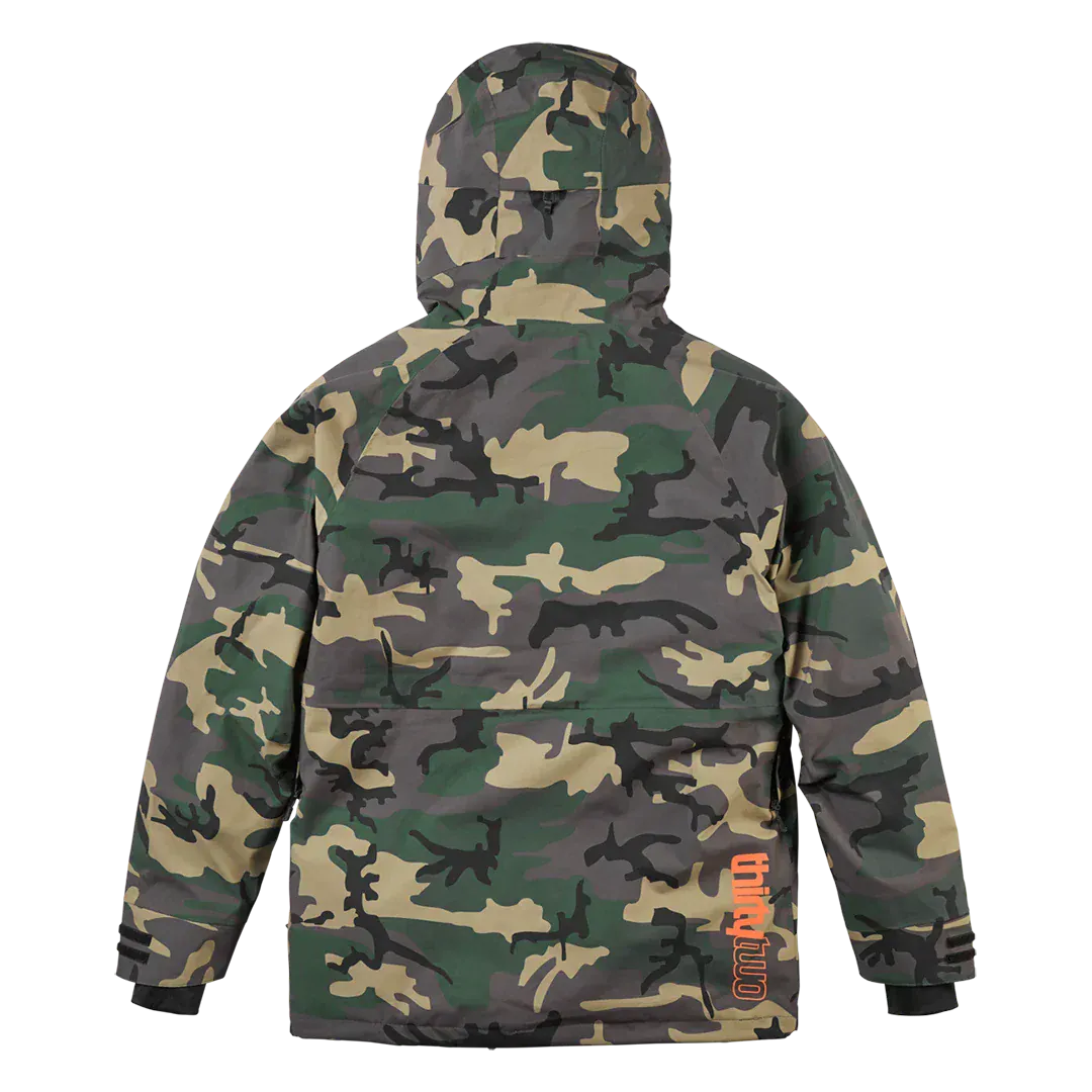 TM Recycled x Fava Non-Insulated Jacket Camo | thirtytwo EU Non-Insulated Jacket ThirtyTwo Snowboard gear boots and bindings