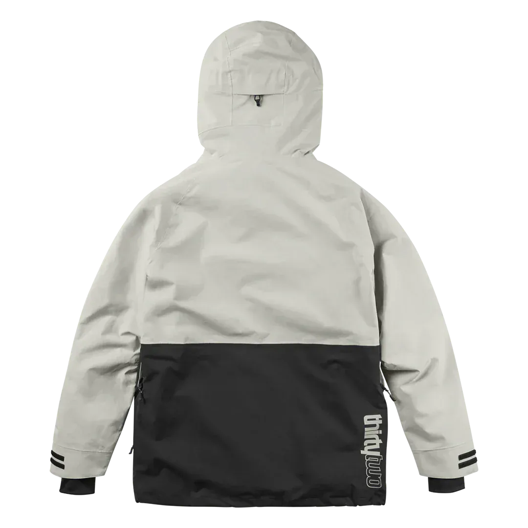 TM Recycled x Fava Jacket Cement | thirtytwo EU Non-Insulated Jacket ThirtyTwo Snowboard gear boots and bindings