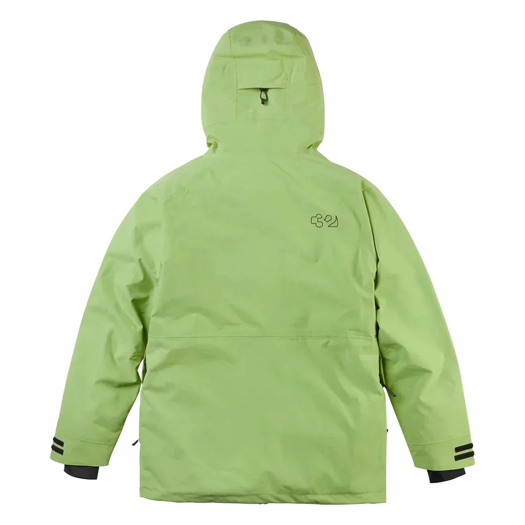 TM Recycled Patch x Grenier Jacket Moss | thirtytwo EU Non-Insulated Jacket ThirtyTwo Snowboard gear boots and bindings