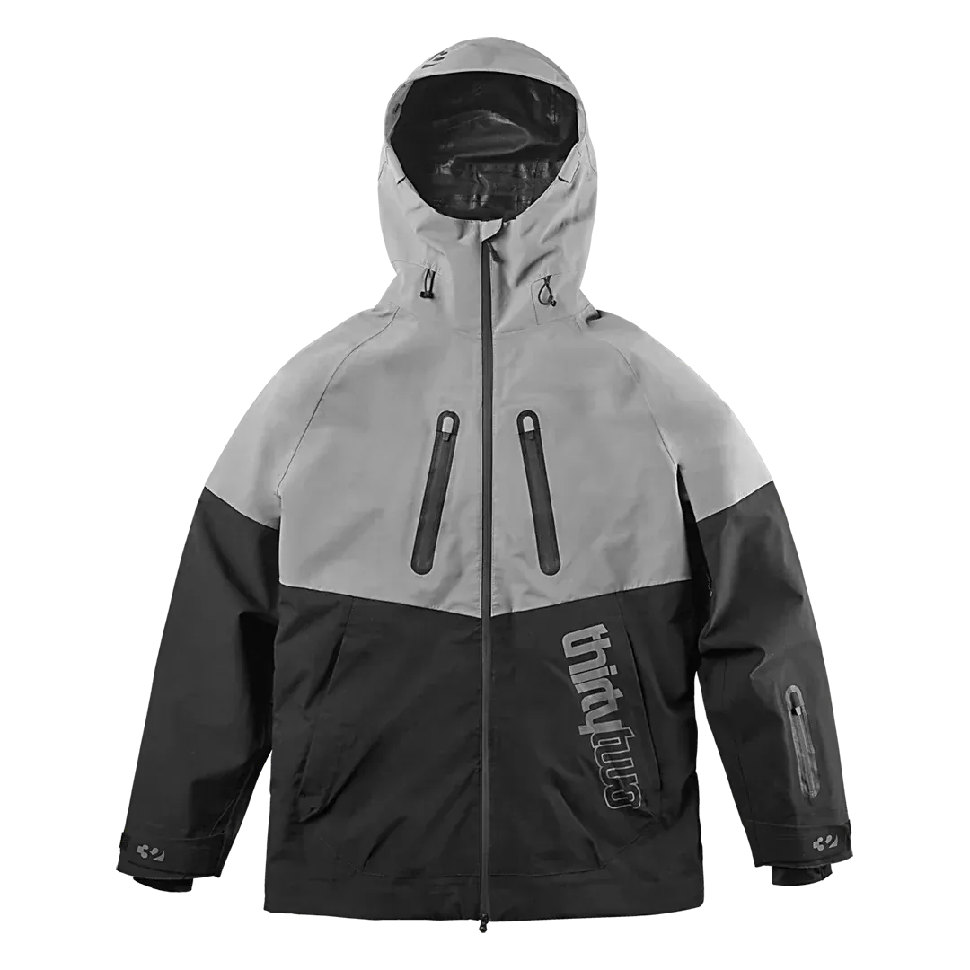 TM-3 Recycled Non-Insulated Jacket Black/Grey | thirtytwo EU Non-Insulated Jacket ThirtyTwo Snowboard gear boots and bindings
