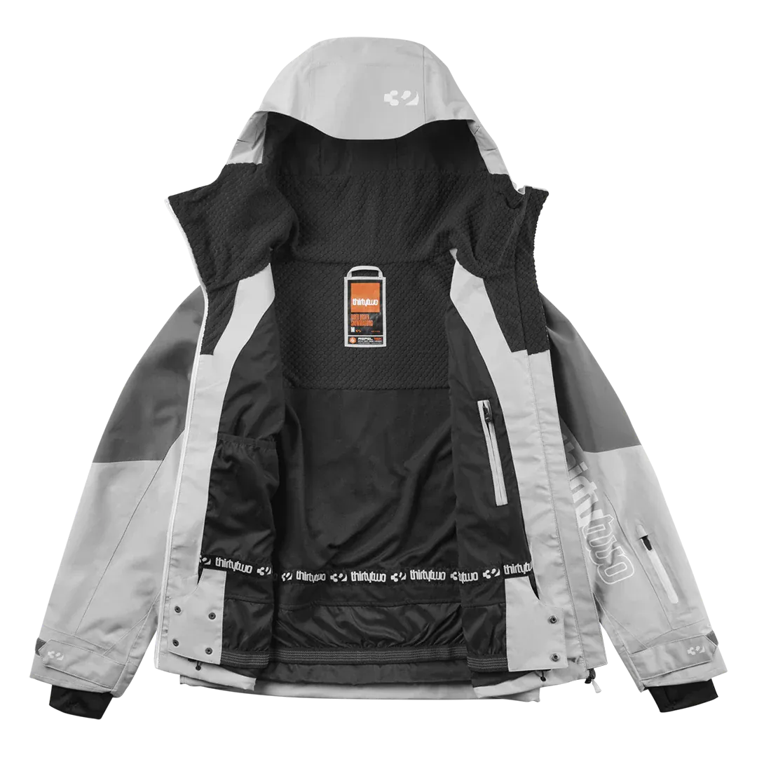 Women's Nova Jacket Non-Insulated Gray | thirtytwo EU Non-Insulated Jacket ThirtyTwo Snowboard gear boots and bindings