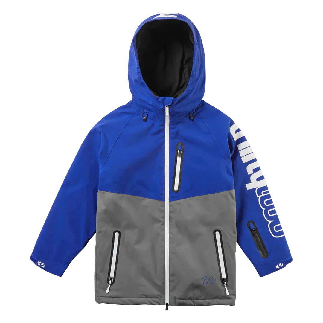 Youth Grasser Non-Insulated Jacket Blue | thirtytwo EU Non-Insulated Jacket ThirtyTwo Snowboard gear boots and bindings