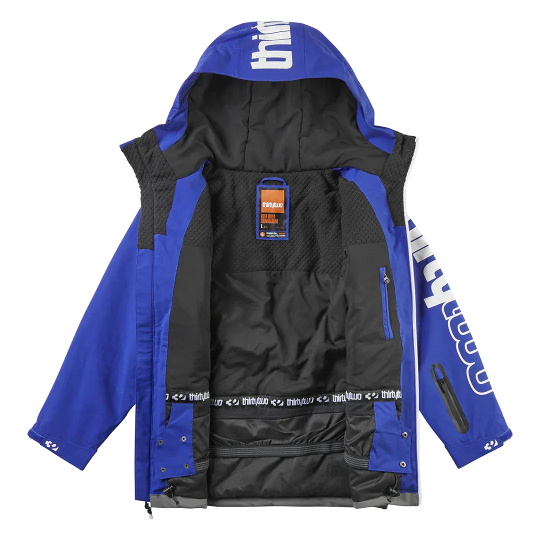 Youth Grasser Non-Insulated Jacket Blue | thirtytwo EU Non-Insulated Jacket ThirtyTwo Snowboard gear boots and bindings