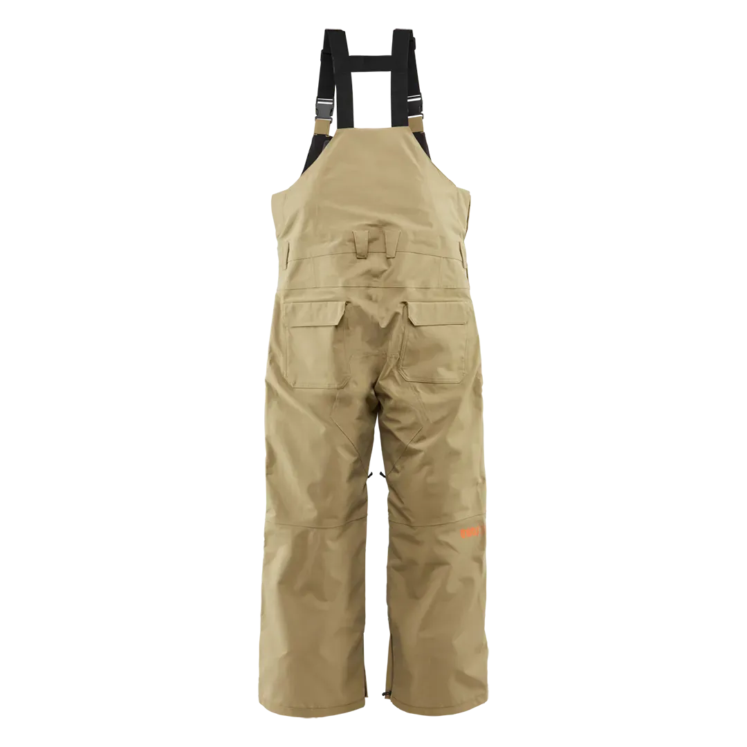 Basement Bib Non-Insulated Pants Khaki | thirtytwo EU Non-Insulated Pants ThirtyTwo Snowboard gear boots and bindings