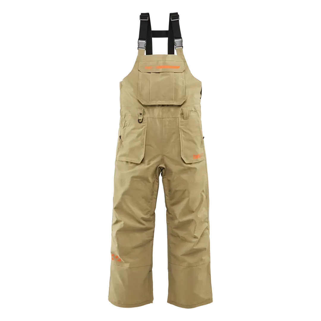 Basement Bib Non-Insulated Pants Khaki | thirtytwo EU Non-Insulated Pants ThirtyTwo Snowboard gear boots and bindings