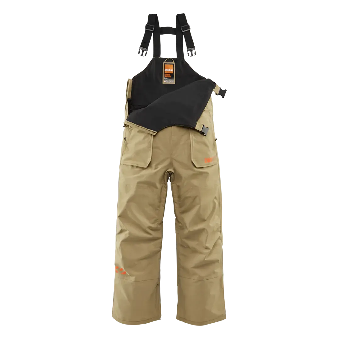 Basement Bib Non-Insulated Pants Khaki | thirtytwo EU Non-Insulated Pants ThirtyTwo Snowboard gear boots and bindings