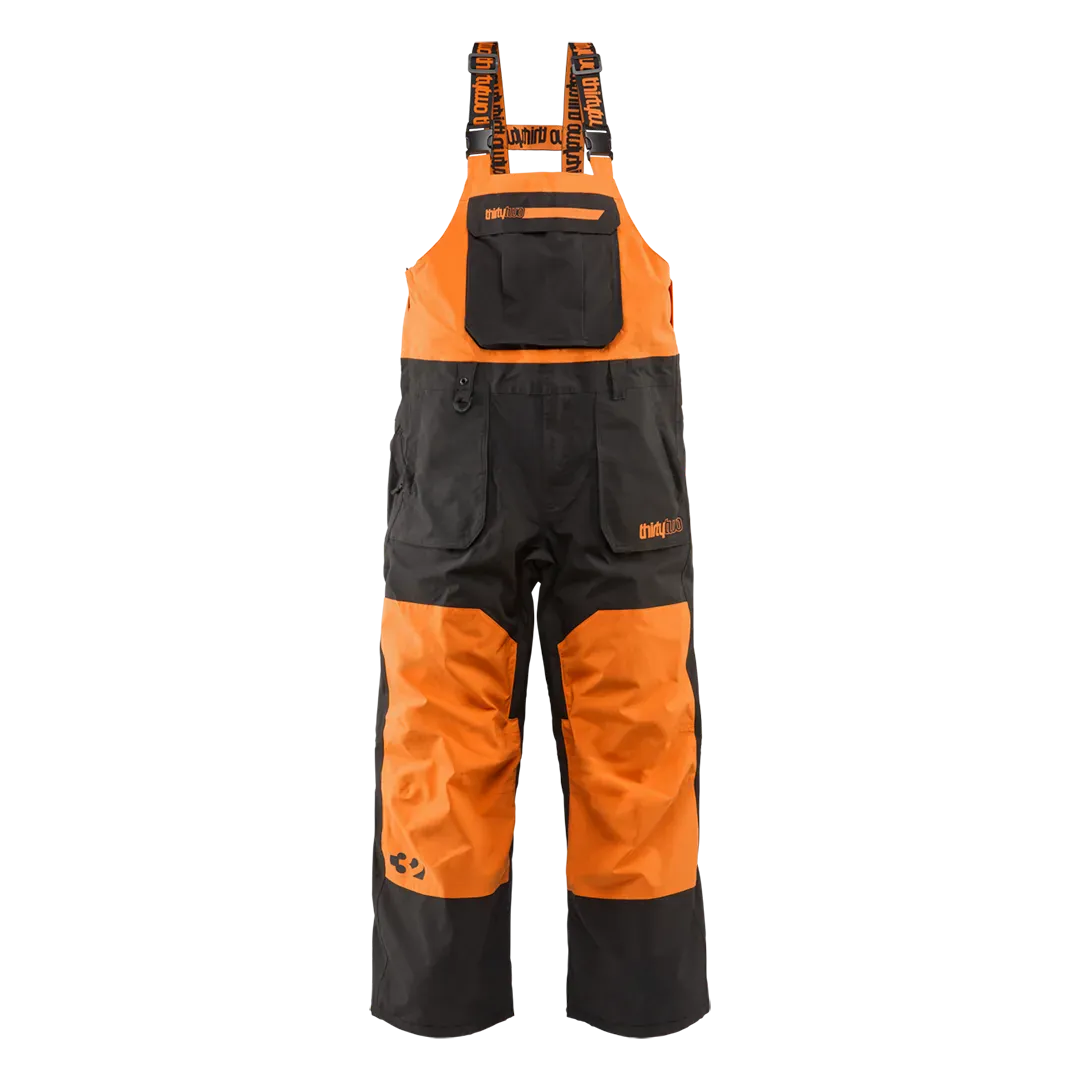 Basement Bib Non-Insulated Pants Black/Orange | thirtytwo EU Non-Insulated Pants ThirtyTwo Snowboard gear boots and bindings