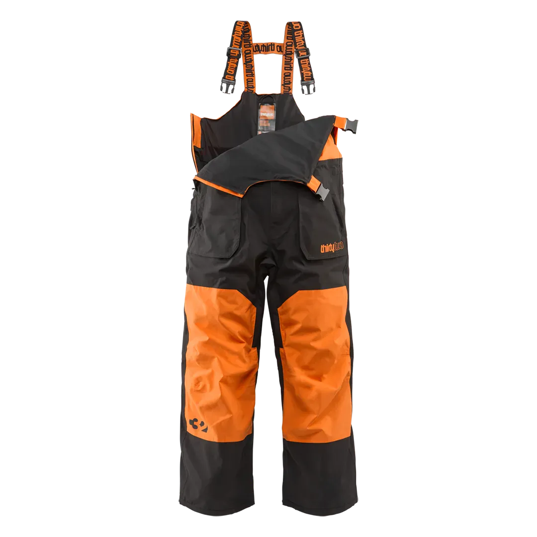 Basement Bib Non-Insulated Pants Black/Orange | thirtytwo EU Non-Insulated Pants ThirtyTwo Snowboard gear boots and bindings