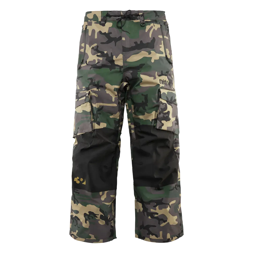 Blahzay Cargo Non-Insulated Pants Camo | thirtytwo EU Non-Insulated Pants ThirtyTwo Snowboard gear boots and bindings