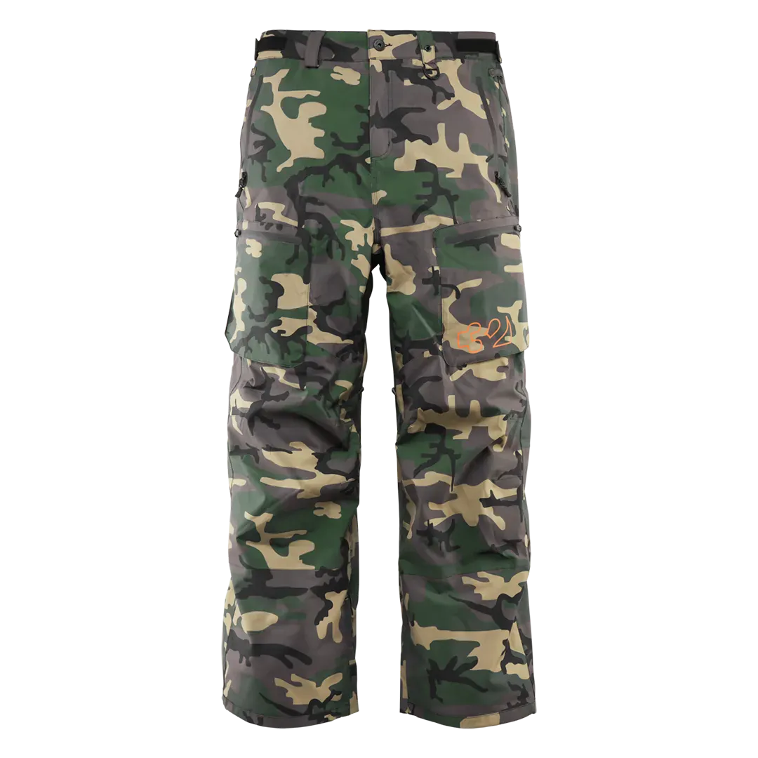 TM Recycled Pants Non - Insulated Camo | thirtytwo EU Non-Insulated Pants ThirtyTwo Snowboard gear boots and bindings