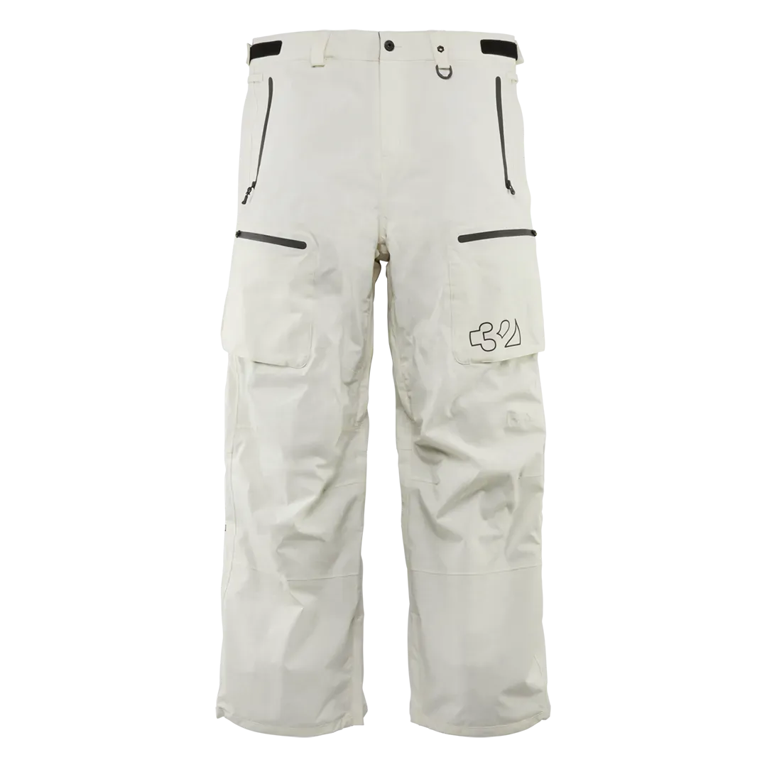 TM Recycled Non-Insulated Pants Off White | thirtytwo EU Non-Insulated Pants ThirtyTwo Snowboard gear boots and bindings