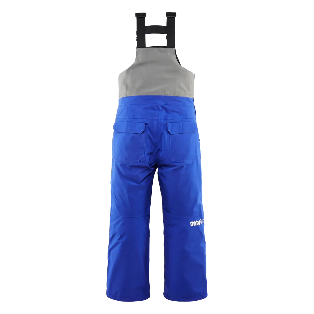 Youth Basement Bib Non-Insulated Pants Blue | thirtytwo EU Non-Insulated Pants ThirtyTwo Snowboard gear boots and bindings