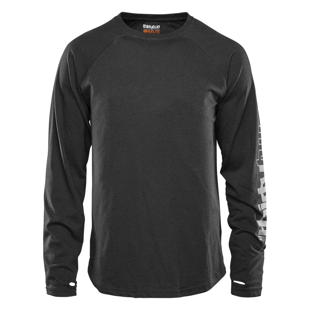 Ridelite L/S Shirt Novelty Knits Black | thirtytwo EU Novelty Knits ThirtyTwo Snowboard gear boots and bindings