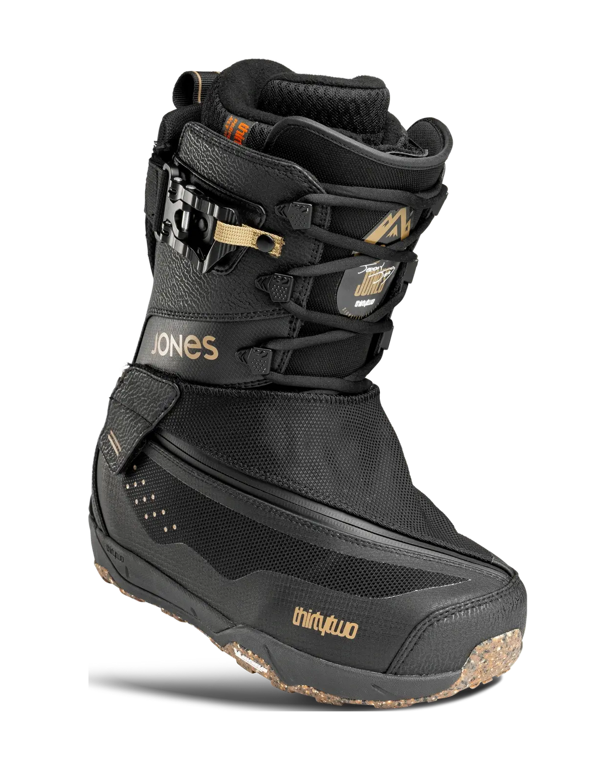 Jones Mtb Lite Boots Thirtytwo Black / Black/ Gum / 7 Snowboard gear boots and bindings T.27.BTM.JML.544.070.1 7630680896384