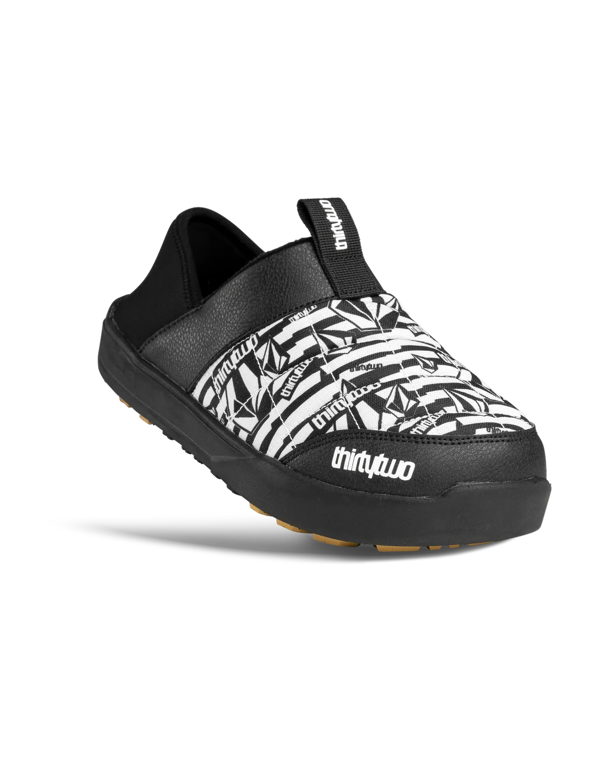 The Lounger Footwear Thirtytwo Black White Volcom / 050 Snowboard gear boots and bindings T.27.BTM.LGV.976.050.1 7630961802806