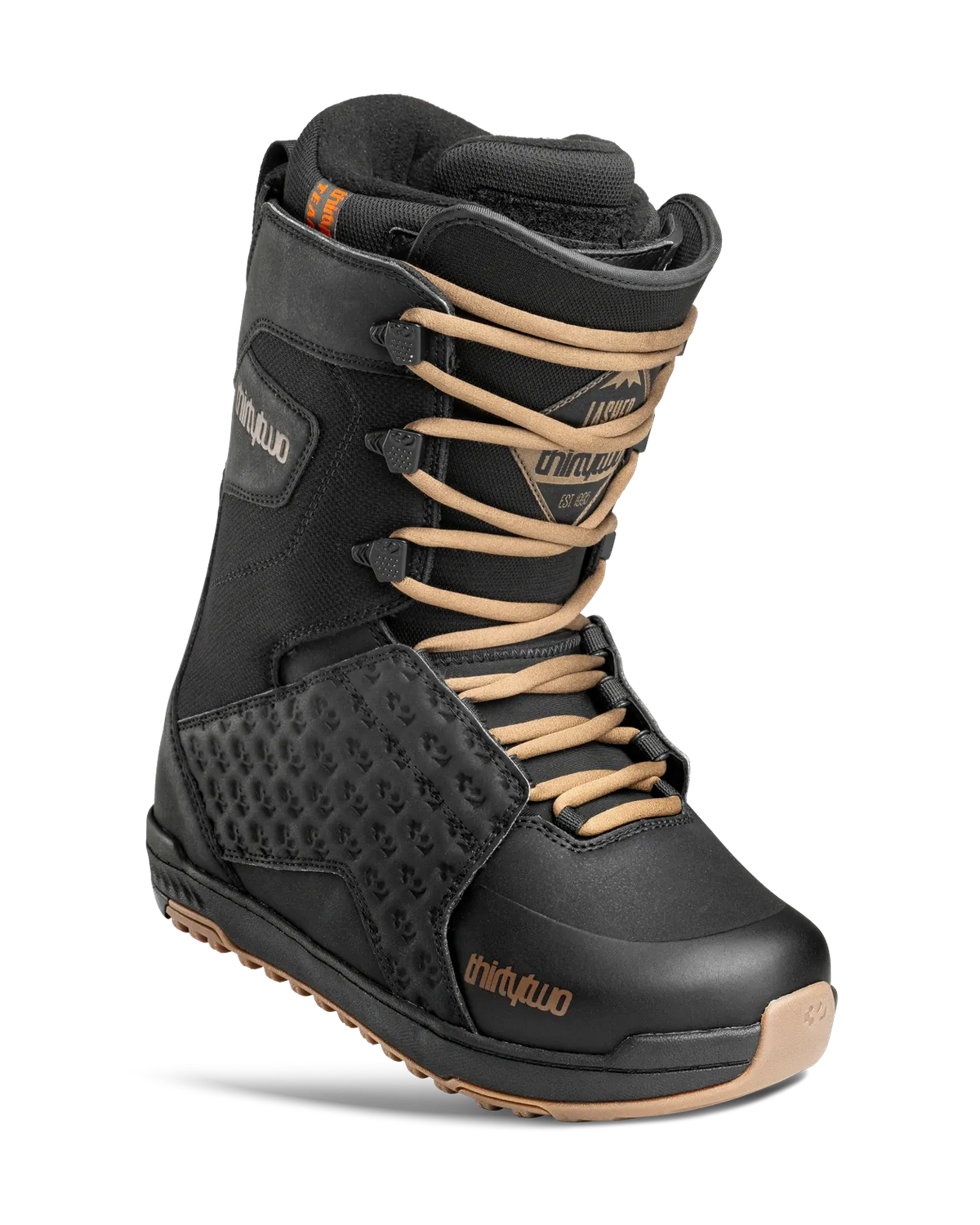 Lashed Boots Thirtytwo Black / Black / Gum / 11.5 Snowboard gear boots and bindings T.27.BTM.LSH.544.115.1 7630961800093