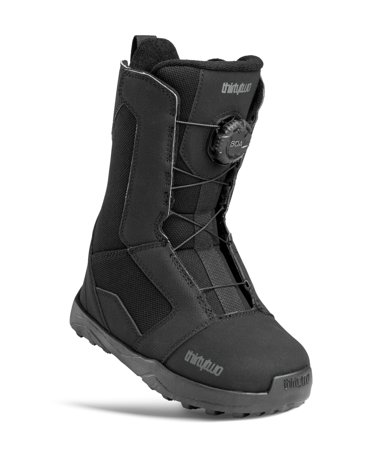 Kids Boa Boots Thirtytwo Black / 1C Snowboard gear boots and bindings T.27.BTU.KDB.001.010C.1 7630961802448