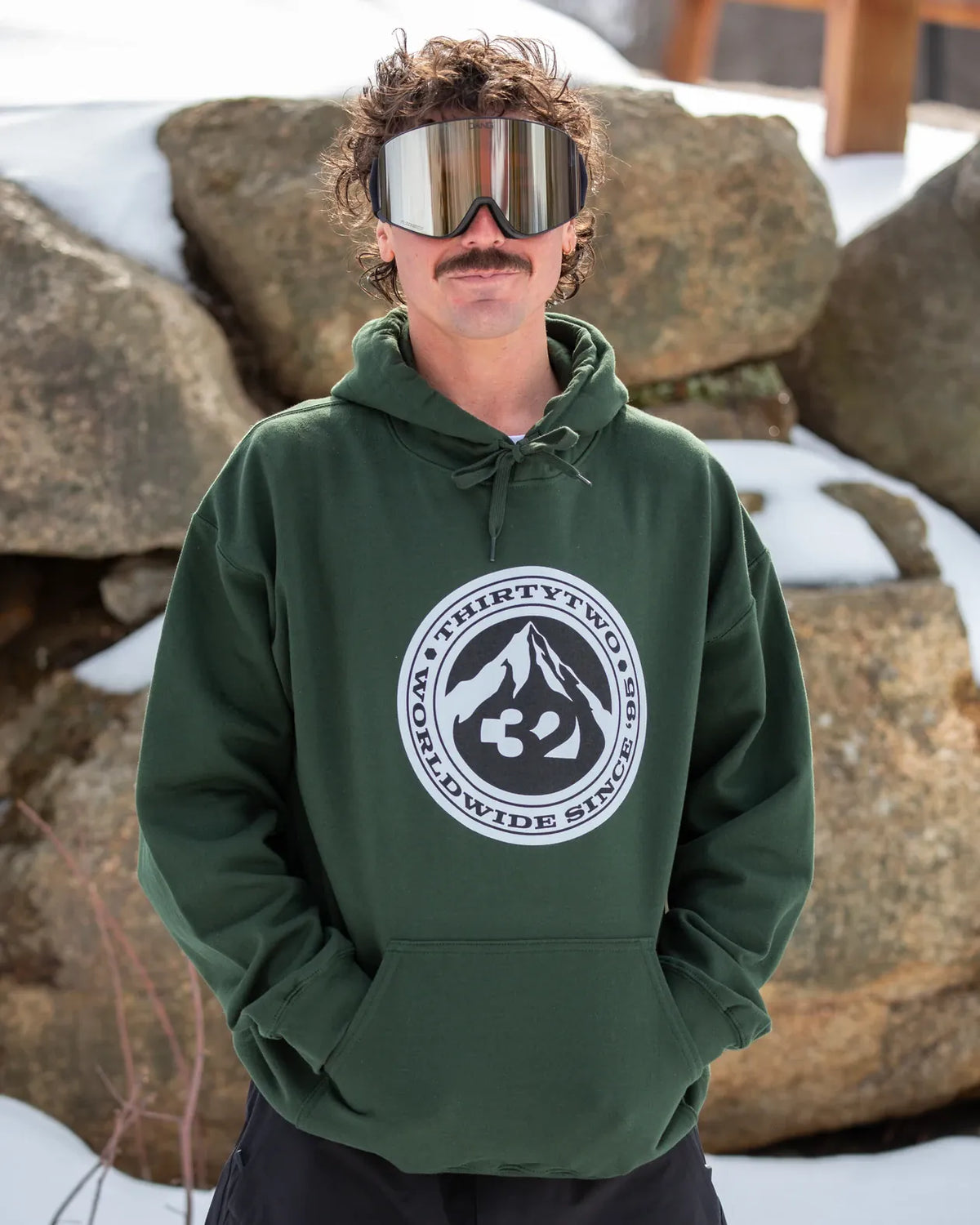 SINCE 95 HOODIE Apparel Lifestyle Thirtytwo FORREST / XL Snowboard gear boots and bindings T.27.FEM.SHD.351.5XL.1 7630961808020