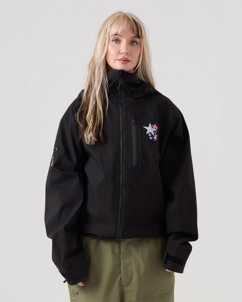 JIB JACKET Outerwear Thirtytwo BLACK / XS Snowboard gear boots and bindings T.27.JKM.JBJ.001.1XS.1 7630961806200