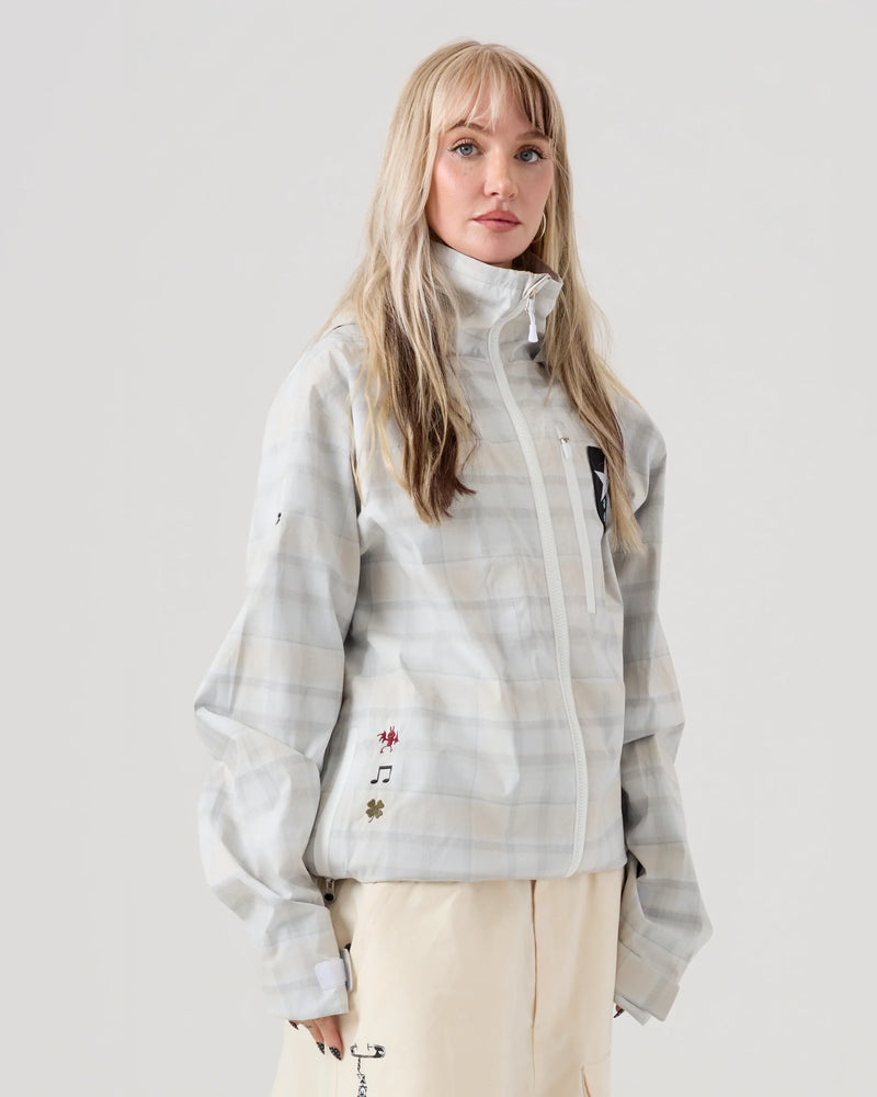 JIB JACKET Outerwear Thirtytwo OFF WHITE / S Snowboard gear boots and bindings T.27.JKM.JBJ.744.2S.1 7630961806156
