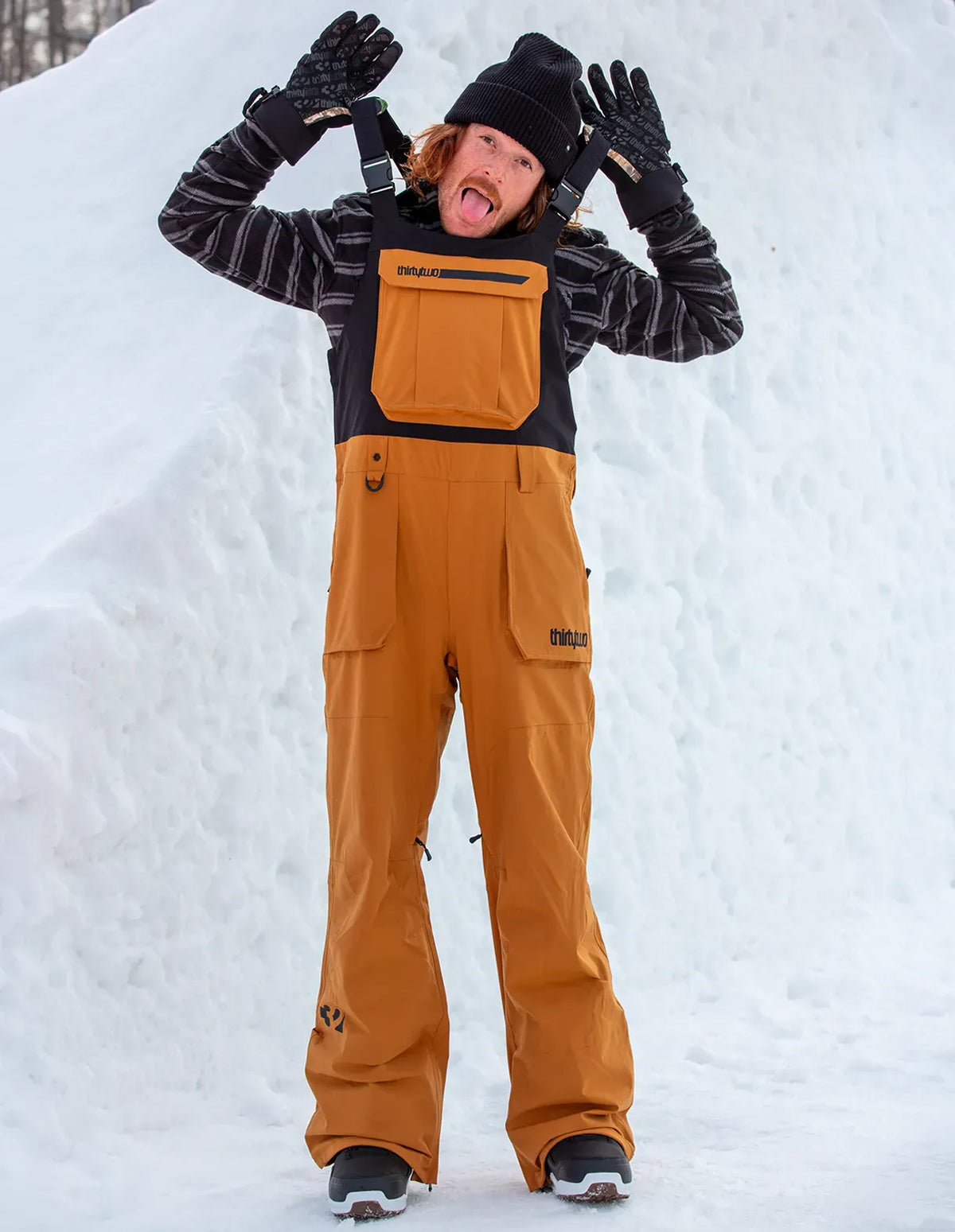 Basement Bib Outerwear Thirtytwo Snowboard gear boots and bindings