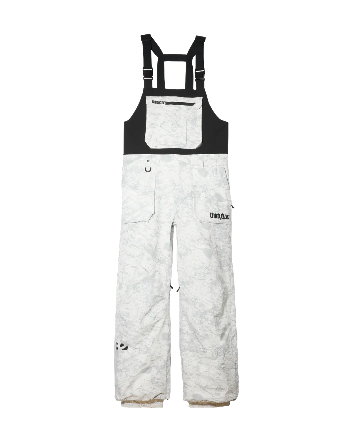 BASEMENT BIB Outerwear Thirtytwo METAL / XS Snowboard gear boots and bindings T.27.PTM.BMB.361.1XS.1 7630961804589