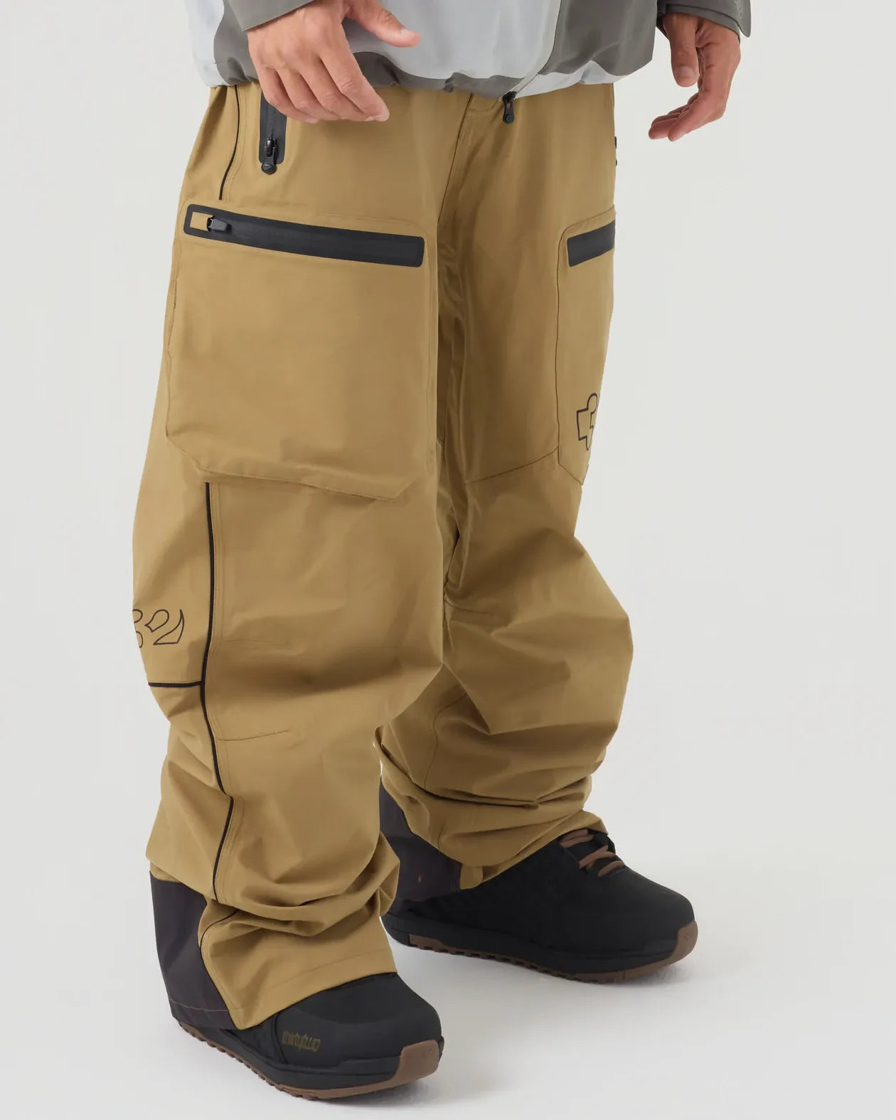T32M RECYCLED PANT Outerwear Thirtytwo KHAKI / XS Snowboard gear boots and bindings T.27.PTM.TRP.255.1XS.1 7630961804282