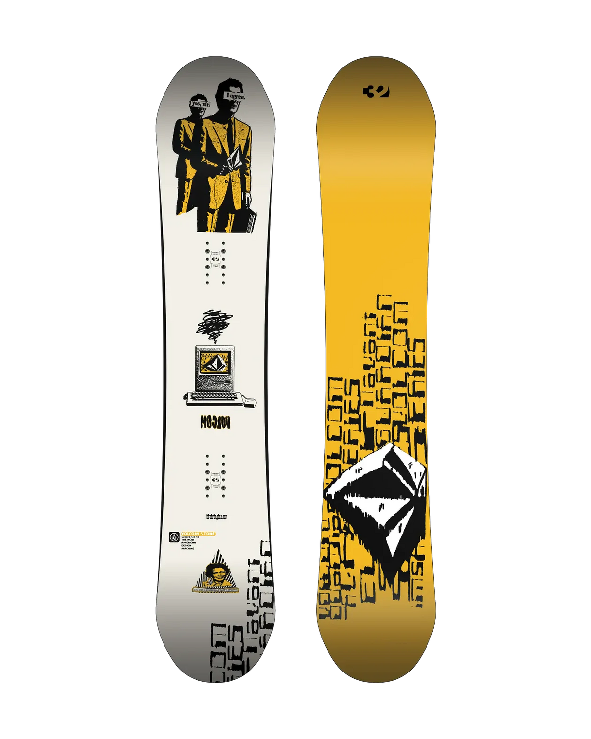 VOLCOM Moclov Snowboards Thirtytwo 154 Snowboard gear boots and bindings T.27.SNM.MOC.000.154.1 7630680890412