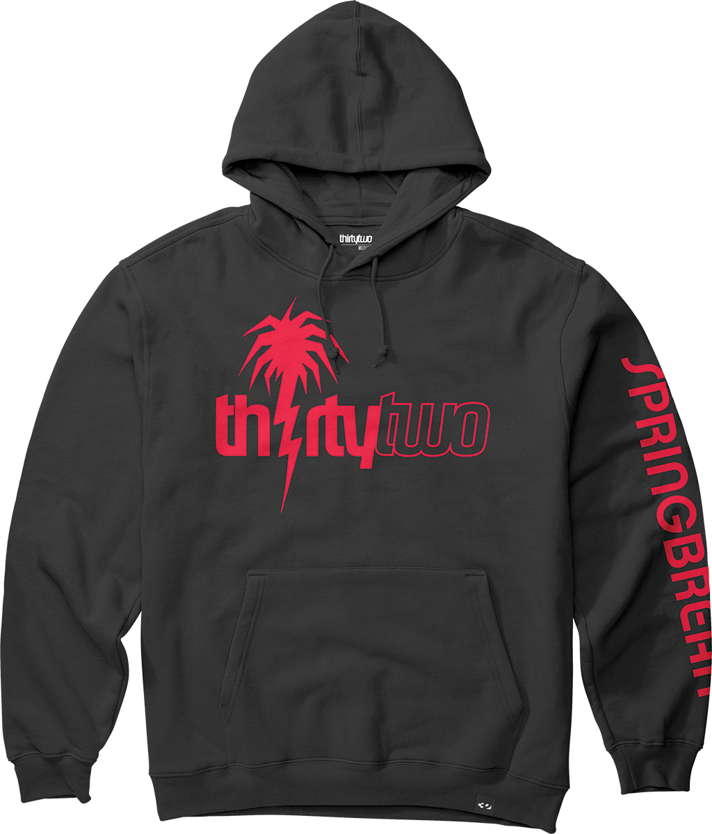 SPRING BREAK PULLOVER Screen Hooded Fleece ThirtyTwo Snowboard gear boots and bindings
