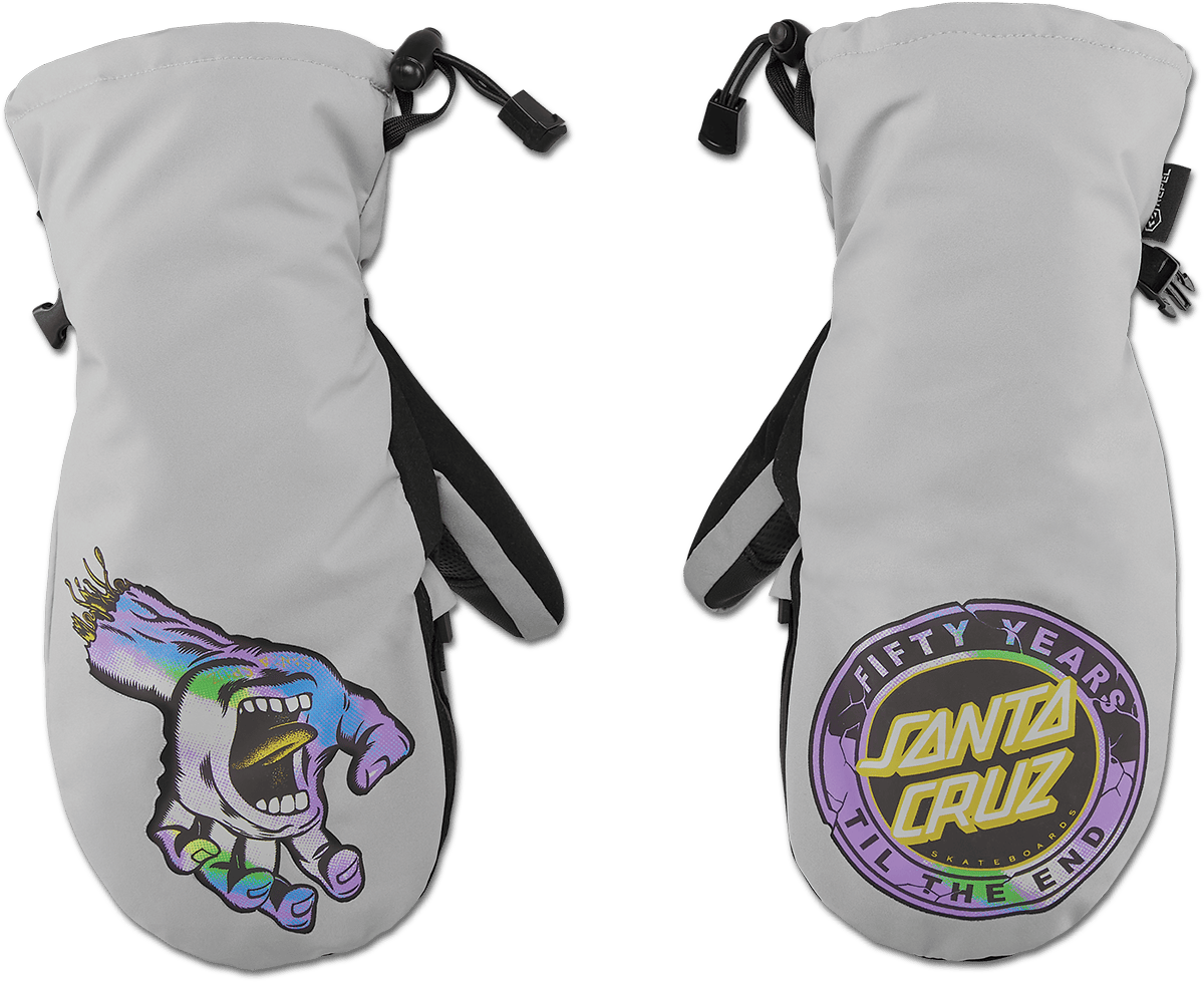 SANTA CRUZ X CORP MITT Gloves ThirtyTwo Snowboard gear boots and bindings