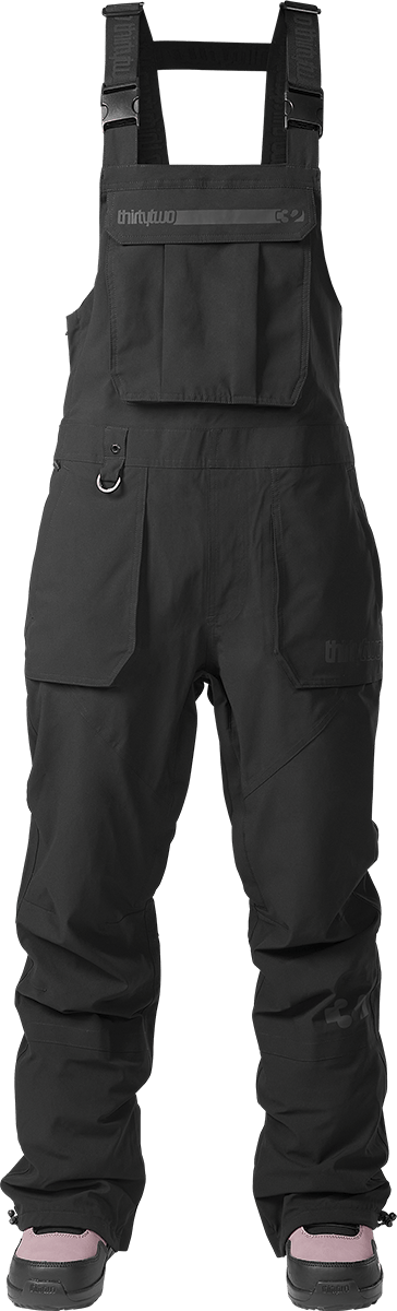 WOMENS BASEMENT BIB Non-Insulated Pants ThirtyTwo Snowboard gear boots and bindings