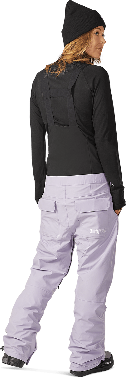 WOMENS BASEMENT BIB Non-Insulated Pants ThirtyTwo Snowboard gear boots and bindings